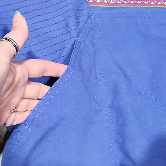 Vintage Blue 3/4 Zip Pullover - Picture 6 of 7